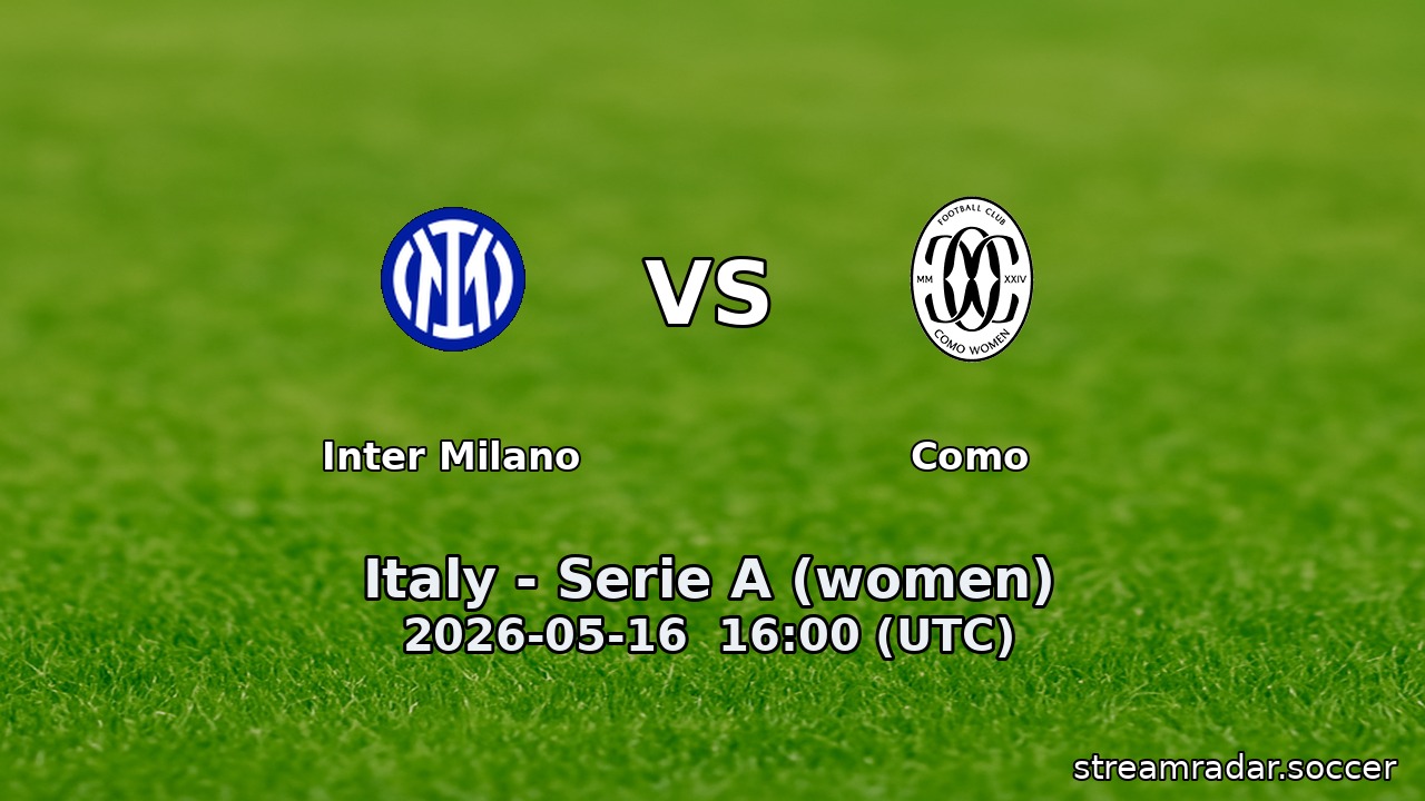 Inter Milano vs Como