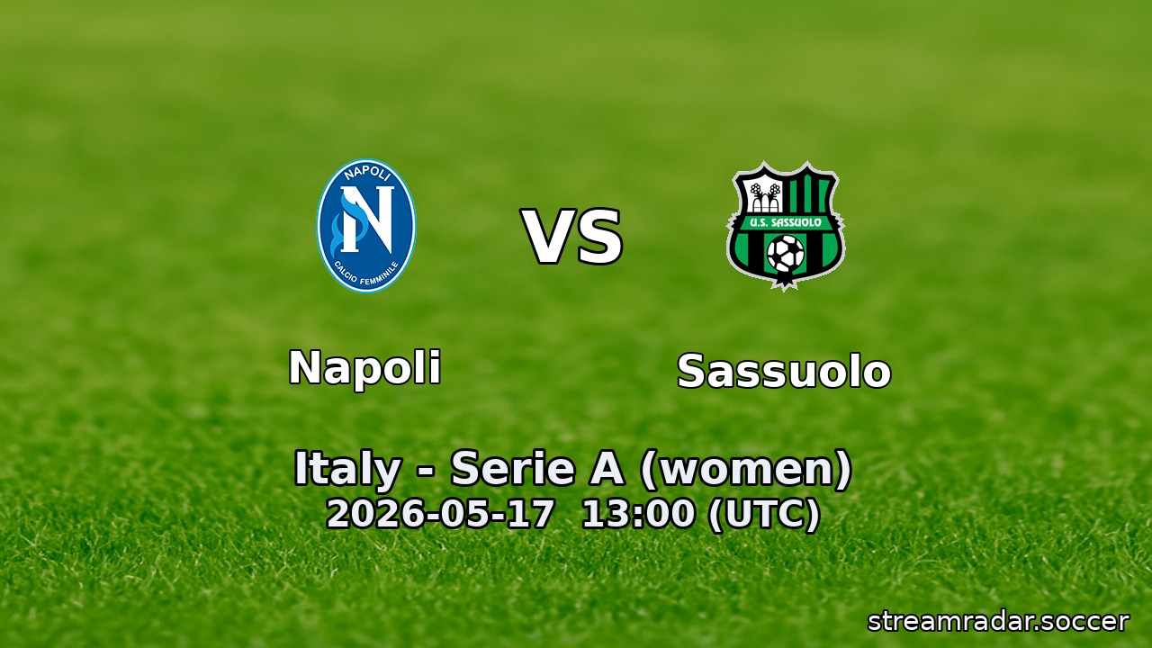Napoli vs Sassuolo