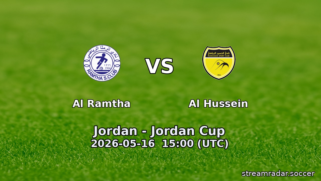 Al Ramtha vs Al Hussein