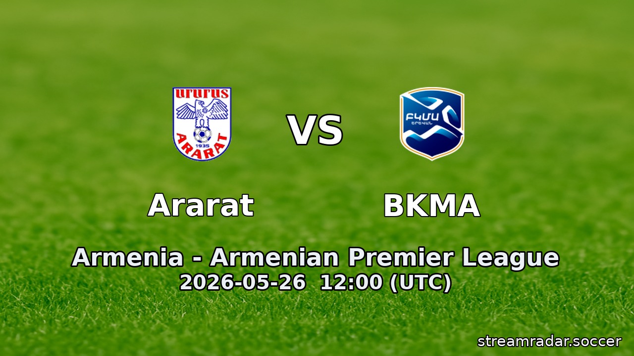 Ararat vs BKMA