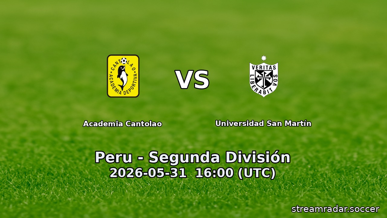 Academia Cantolao vs Universidad San Martín