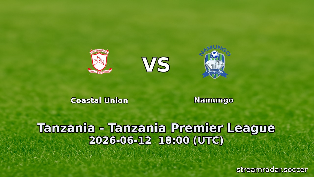 Coastal Union vs Namungo