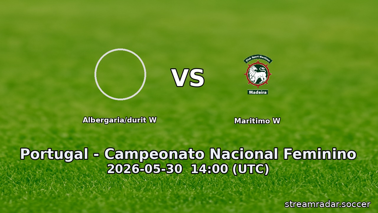 Albergaria/durit W vs Maritimo W