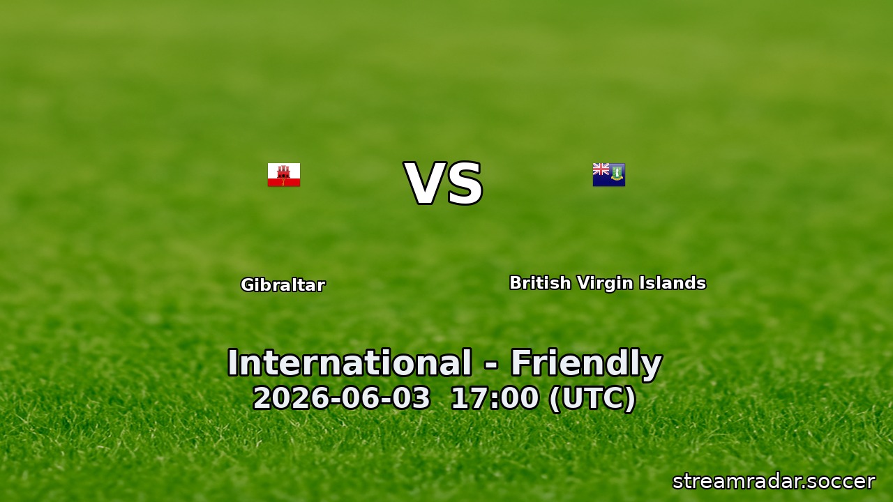 Gibraltar vs British Virgin Islands