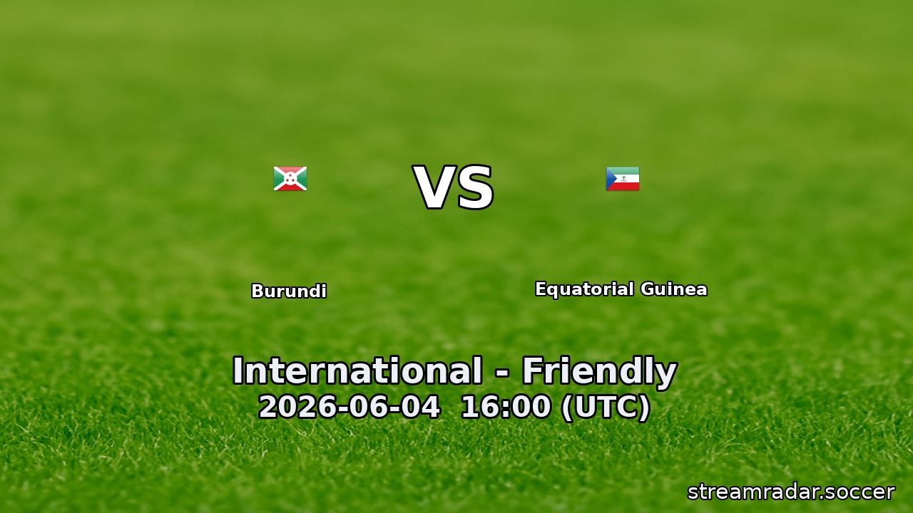 Burundi vs Equatorial Guinea