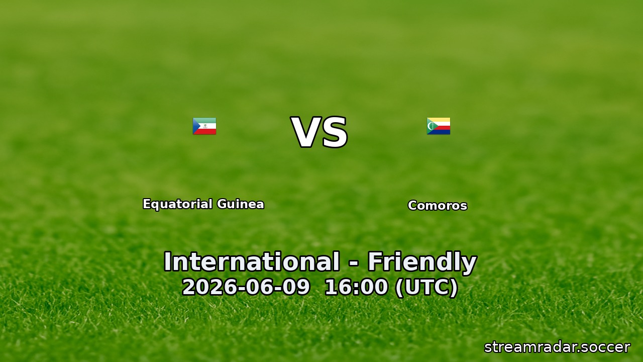 Equatorial Guinea vs Comoros