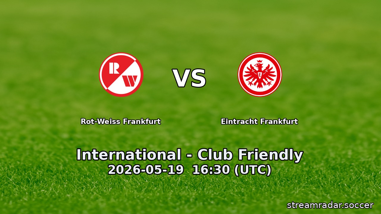Rot-Weiss Frankfurt vs Eintracht Frankfurt
