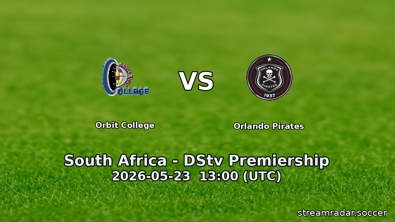 Orbit College vs Orlando Pirates