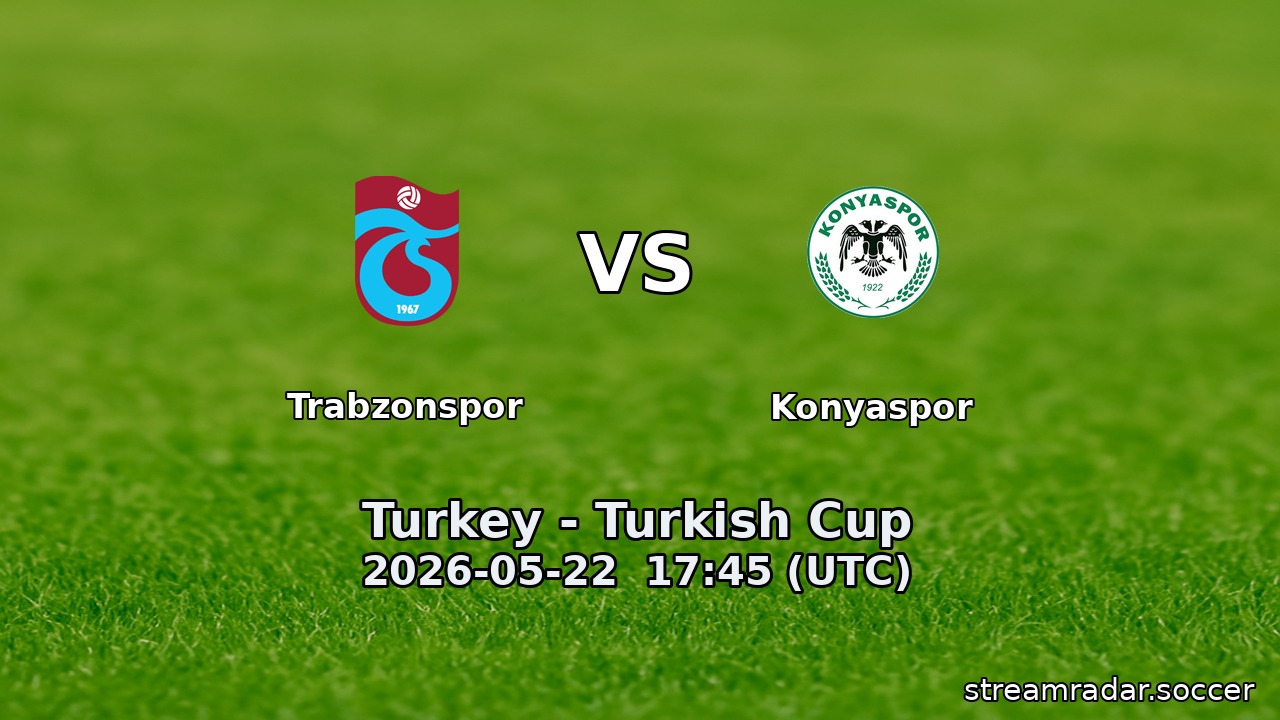 Trabzonspor vs Konyaspor