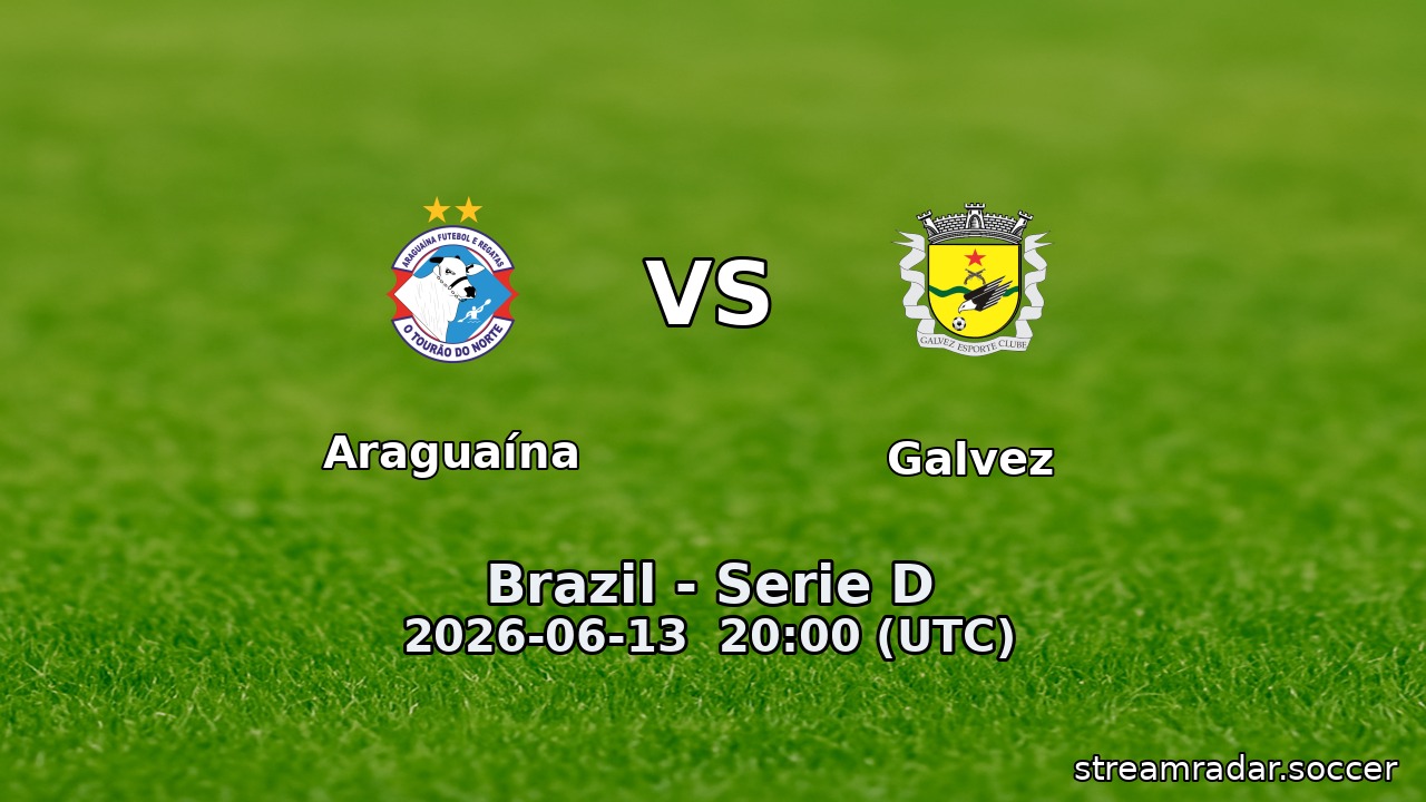 Araguaína vs Galvez