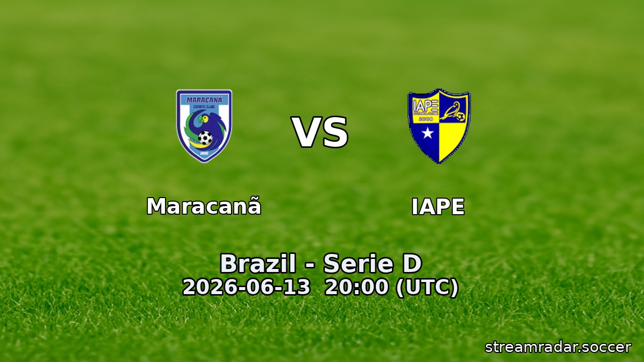 Maracanã vs IAPE