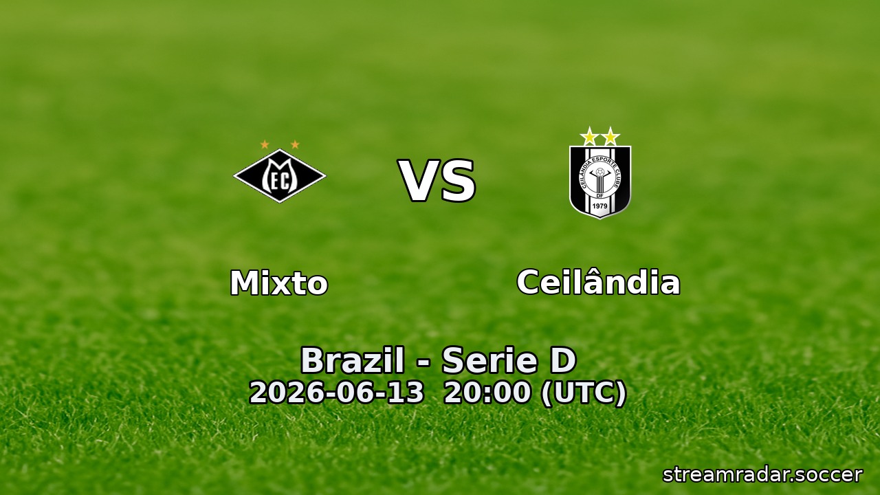 Mixto vs Ceilândia