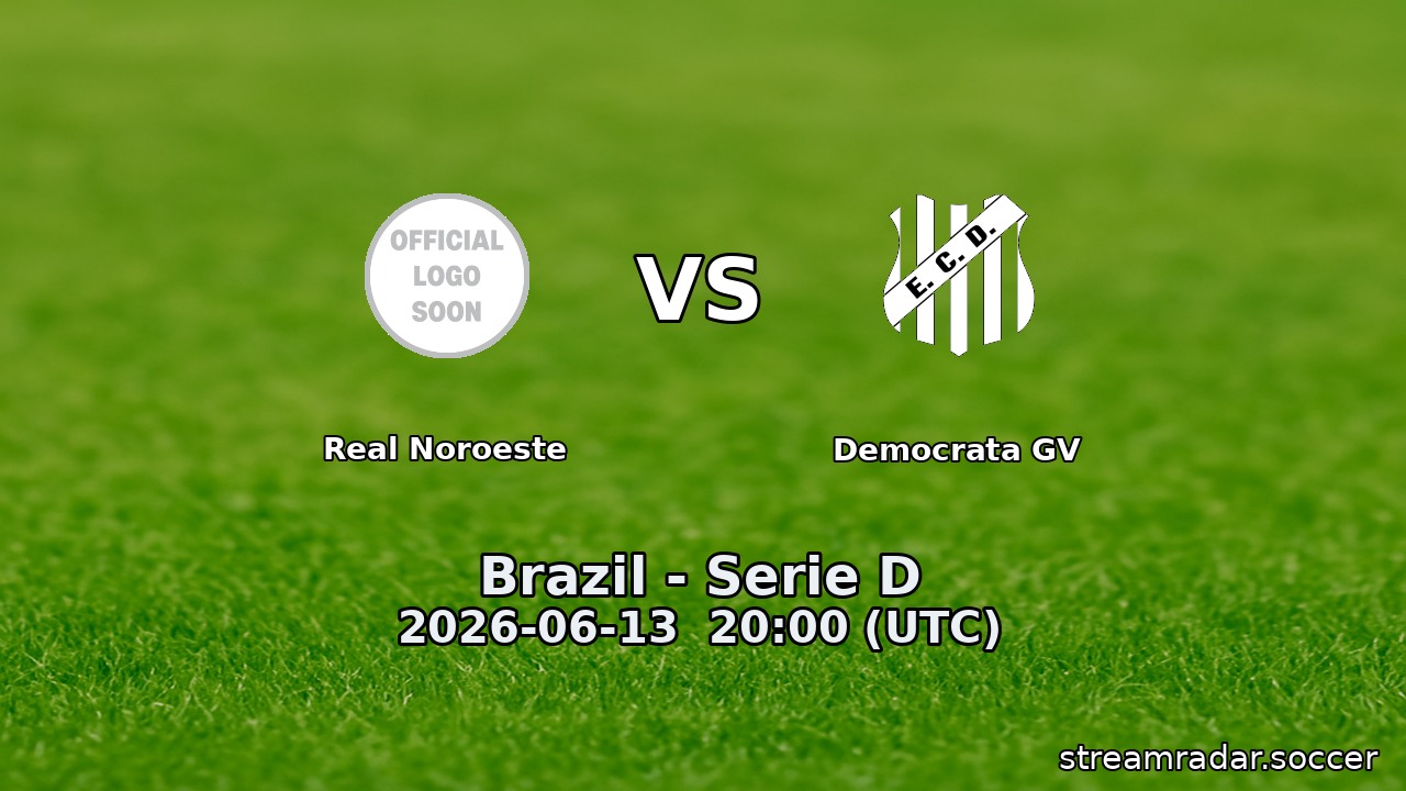 Real Noroeste vs Democrata GV