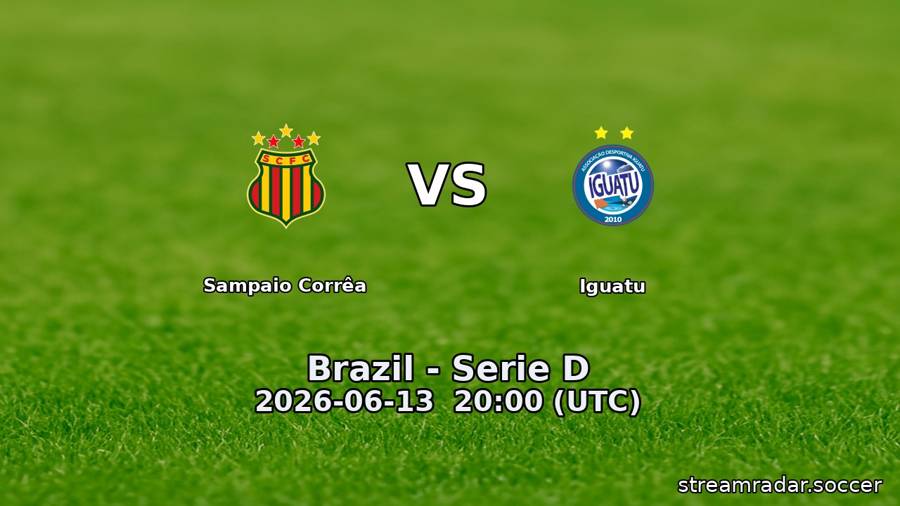 Sampaio Corrêa vs Iguatu