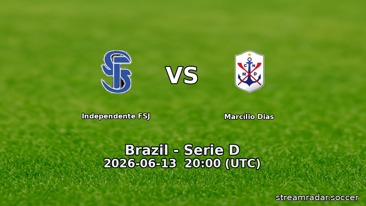 Independente FSJ vs Marcílio Dias