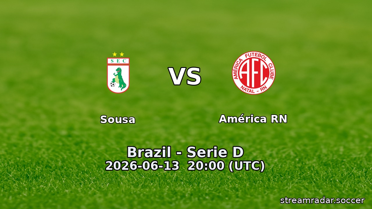 Sousa vs América RN