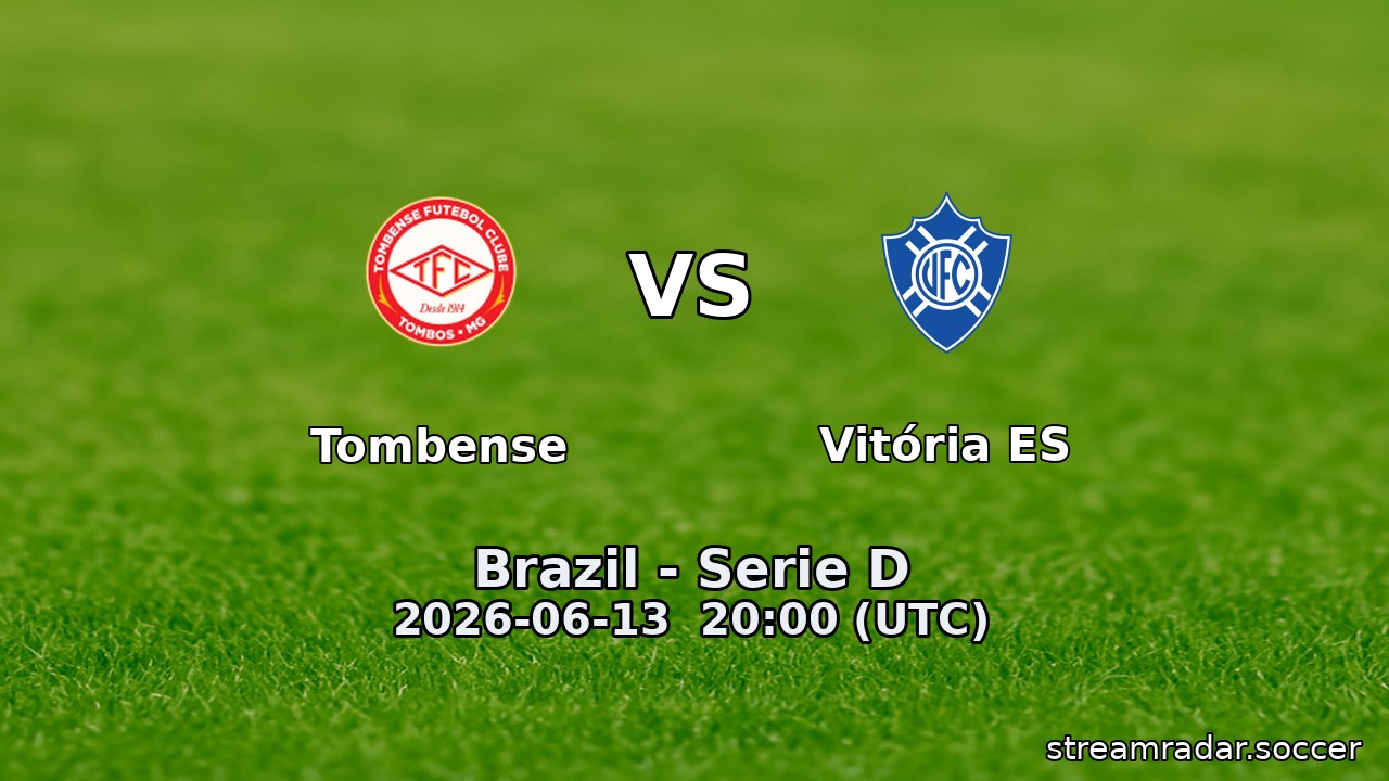 Tombense vs Vitória ES