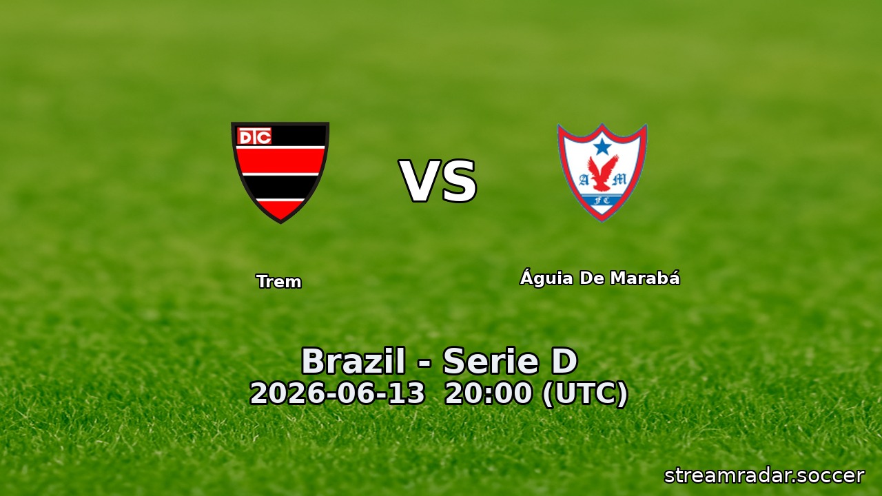Trem vs Águia De Marabá
