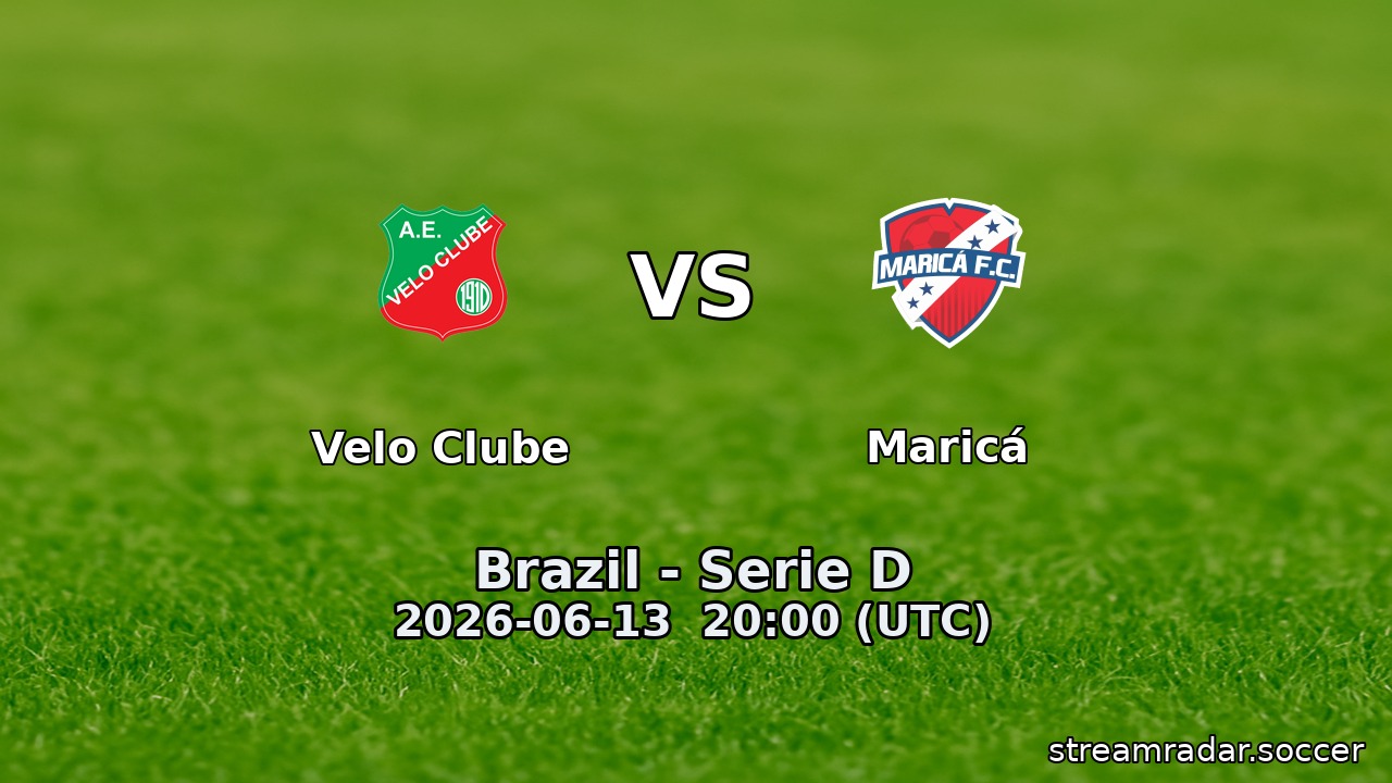 Velo Clube vs Maricá
