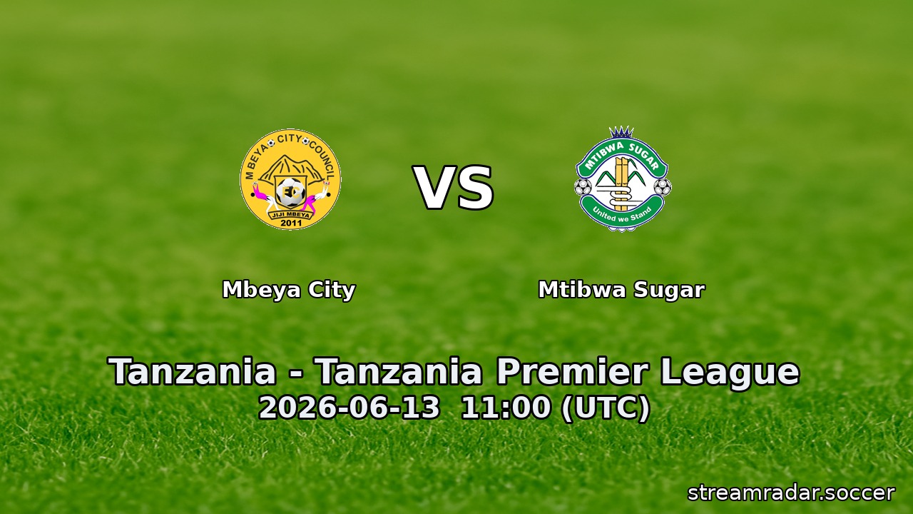 Mbeya City vs Mtibwa Sugar