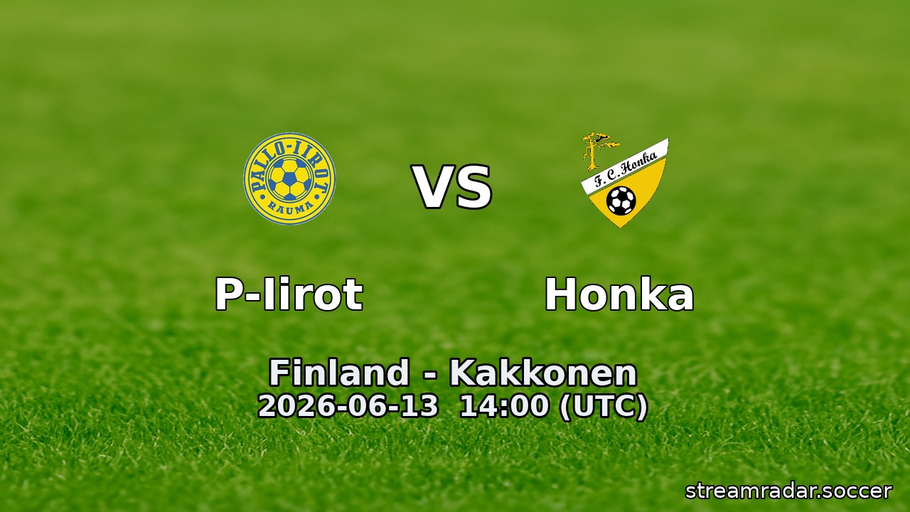 P-Iirot vs Honka