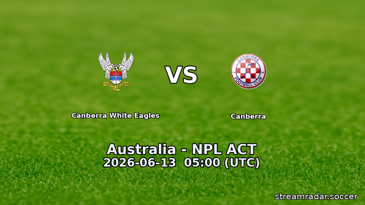 Canberra White Eagles vs Canberra