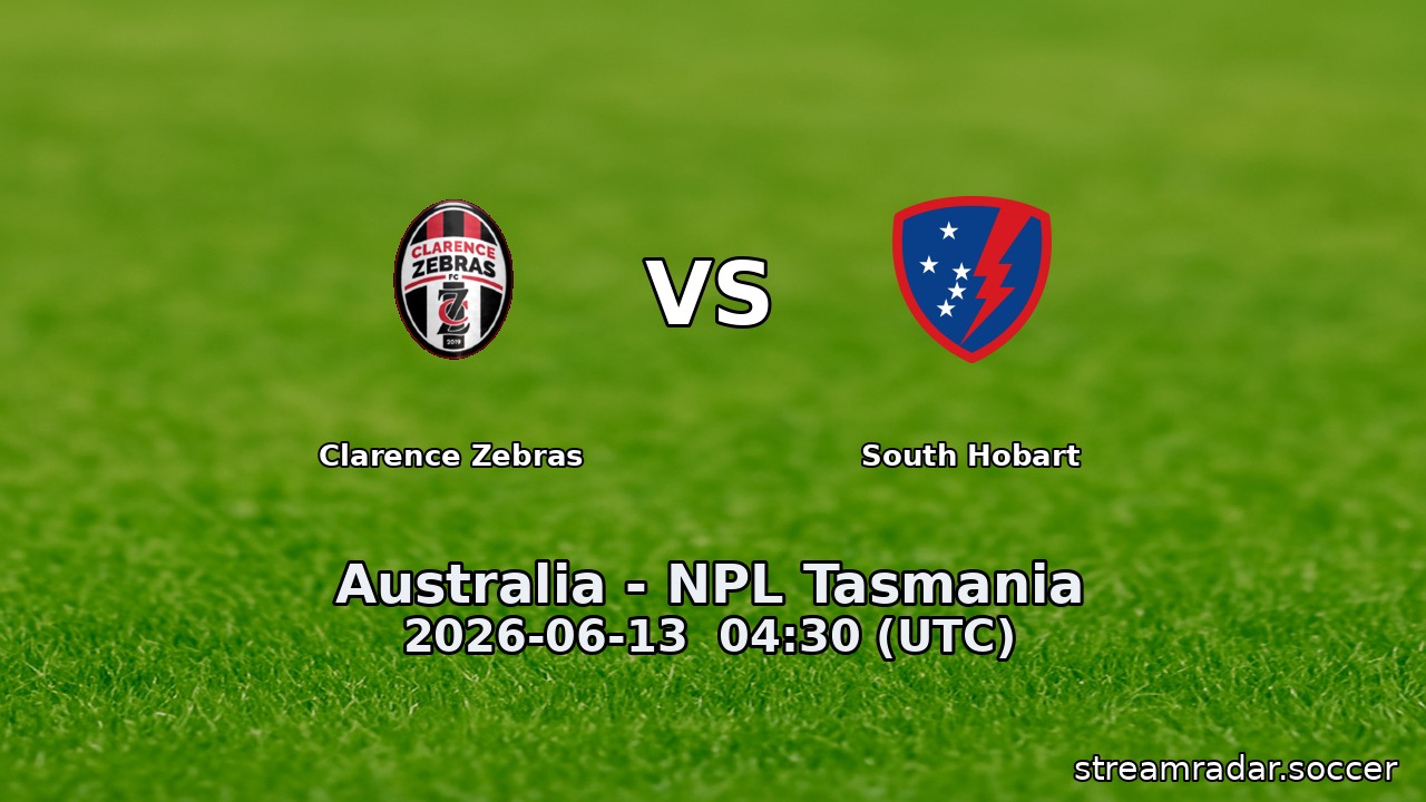 Clarence Zebras vs South Hobart