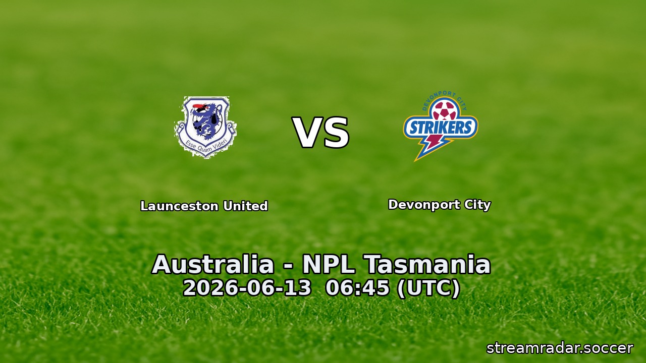 Launceston United vs Devonport City
