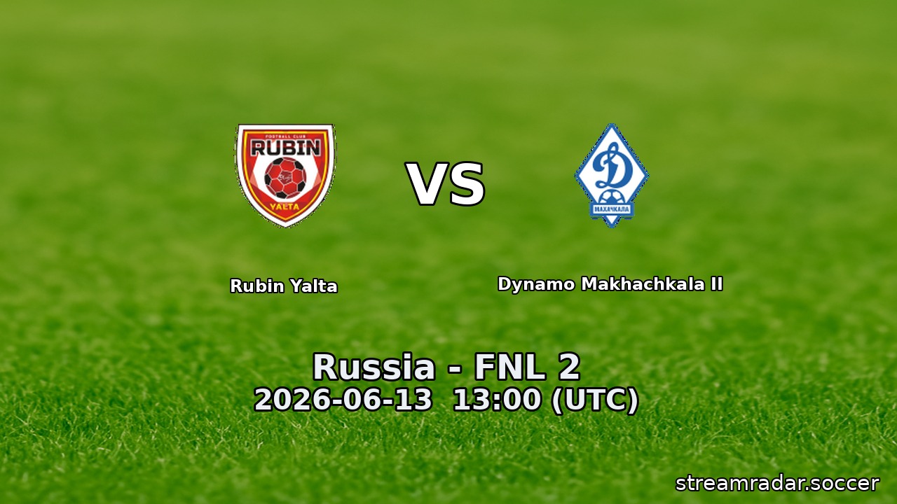 Rubin Yalta vs Dynamo Makhachkala II