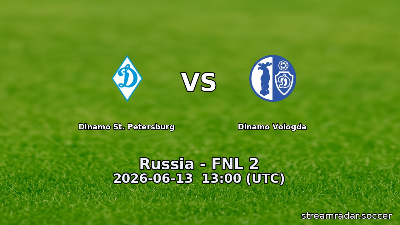 Dinamo St. Petersburg vs Dinamo Vologda