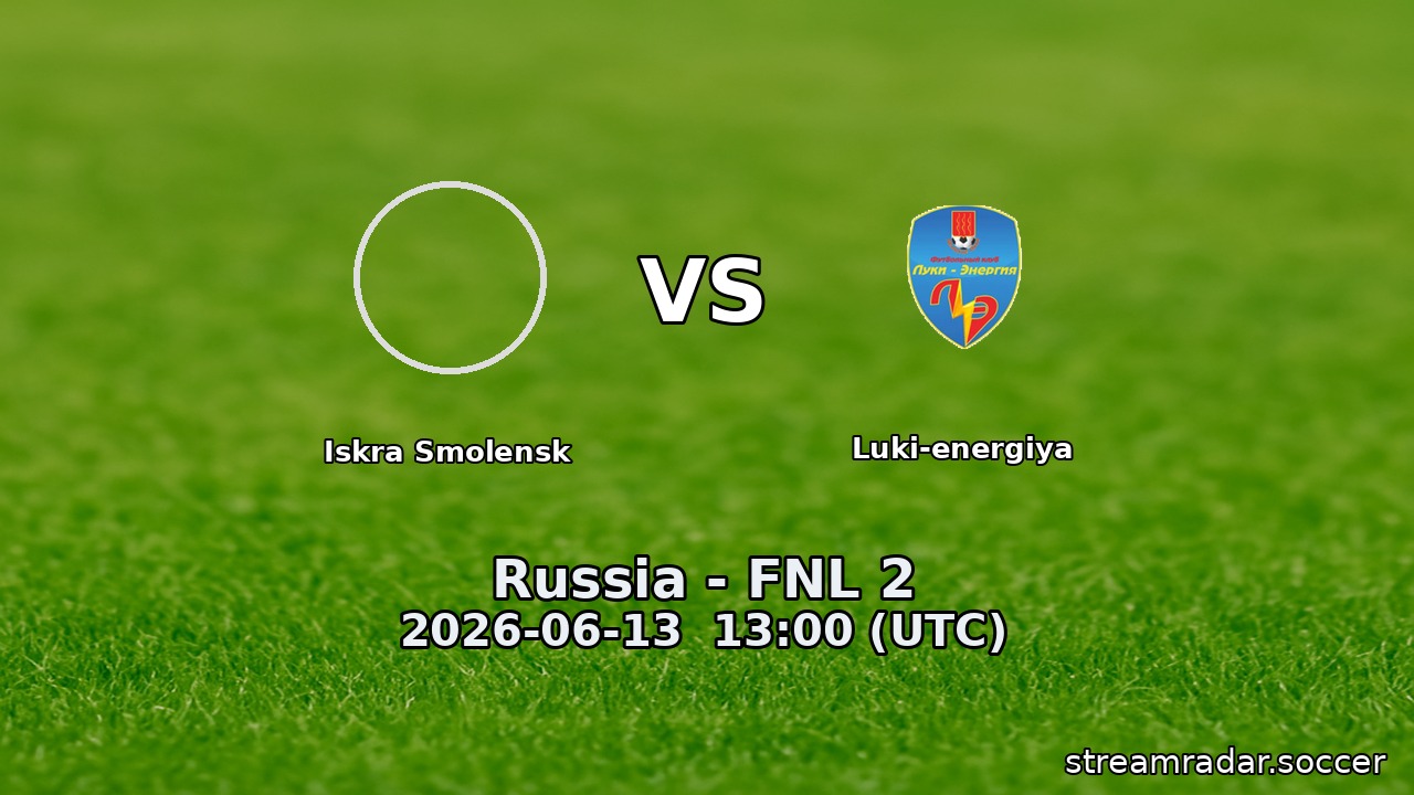 Iskra Smolensk vs Luki-energiya