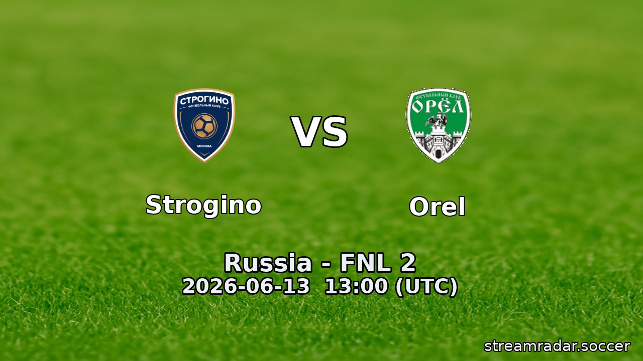 Strogino vs Orel