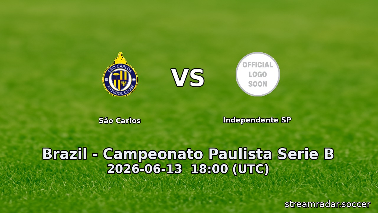 São Carlos vs Independente SP