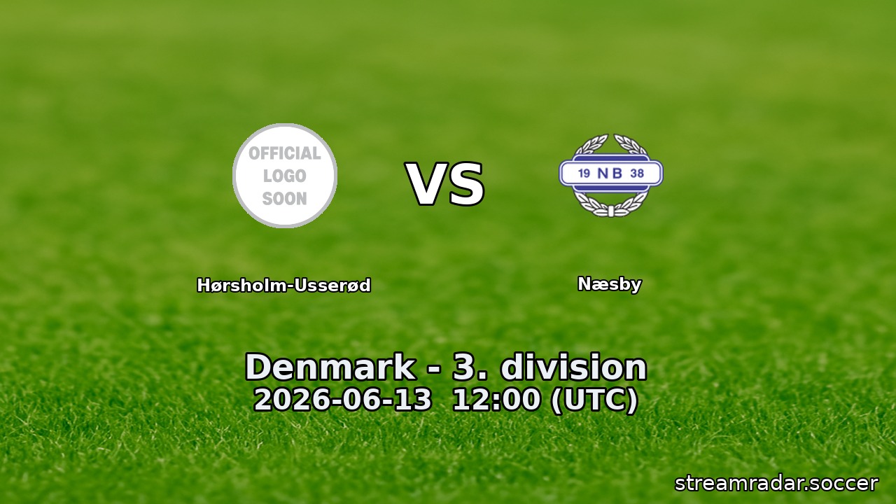 Hørsholm-Usserød vs Næsby