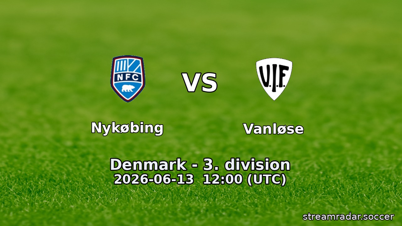 Nykøbing vs Vanløse