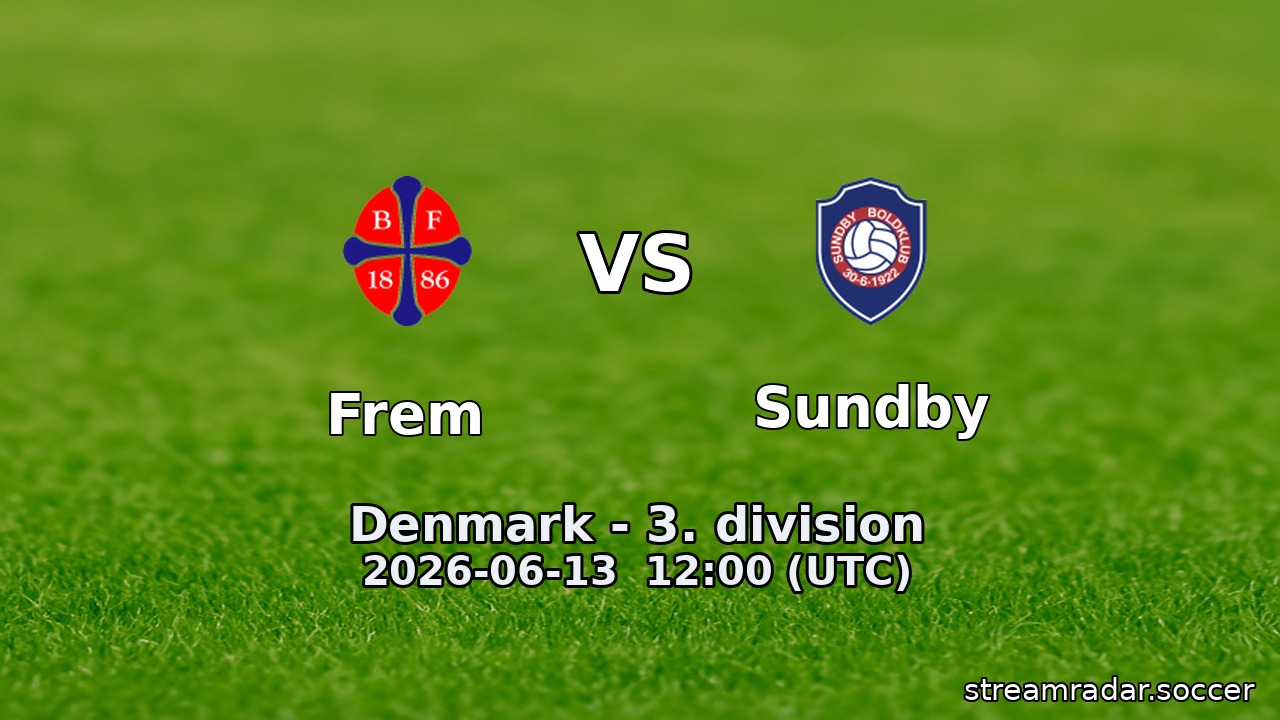 Frem vs Sundby