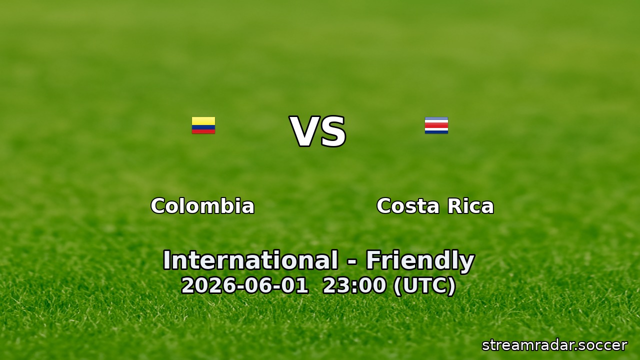 Colombia vs Costa Rica