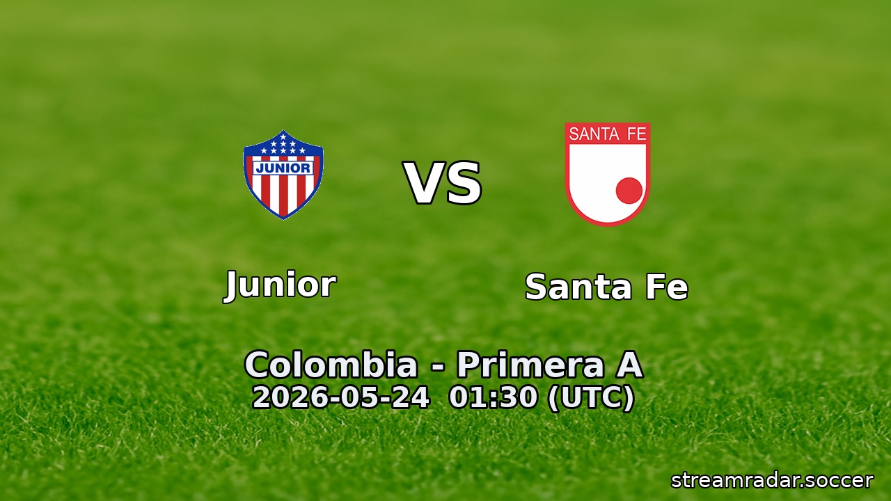 Junior vs Santa Fe