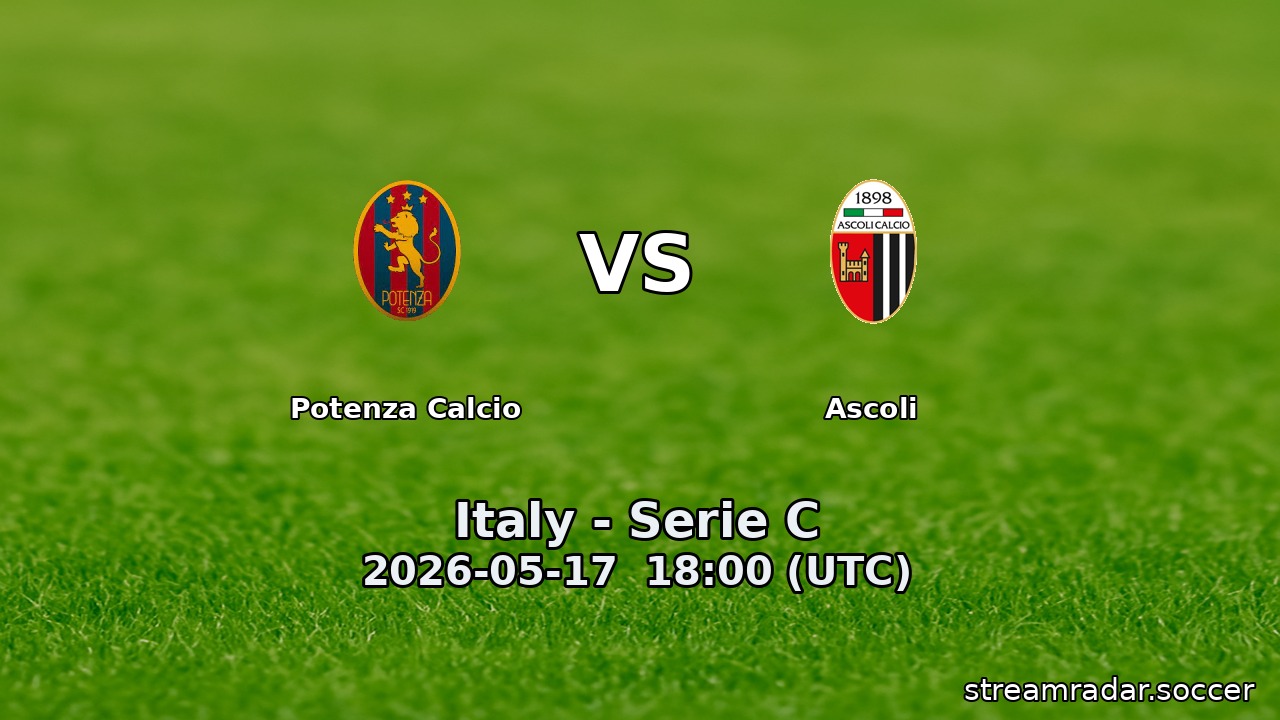 Potenza Calcio vs Ascoli