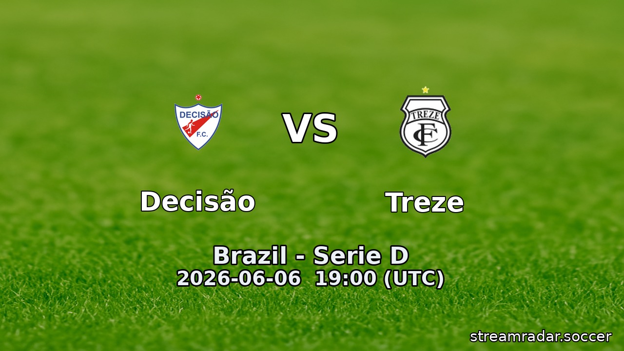 Decisão vs Treze