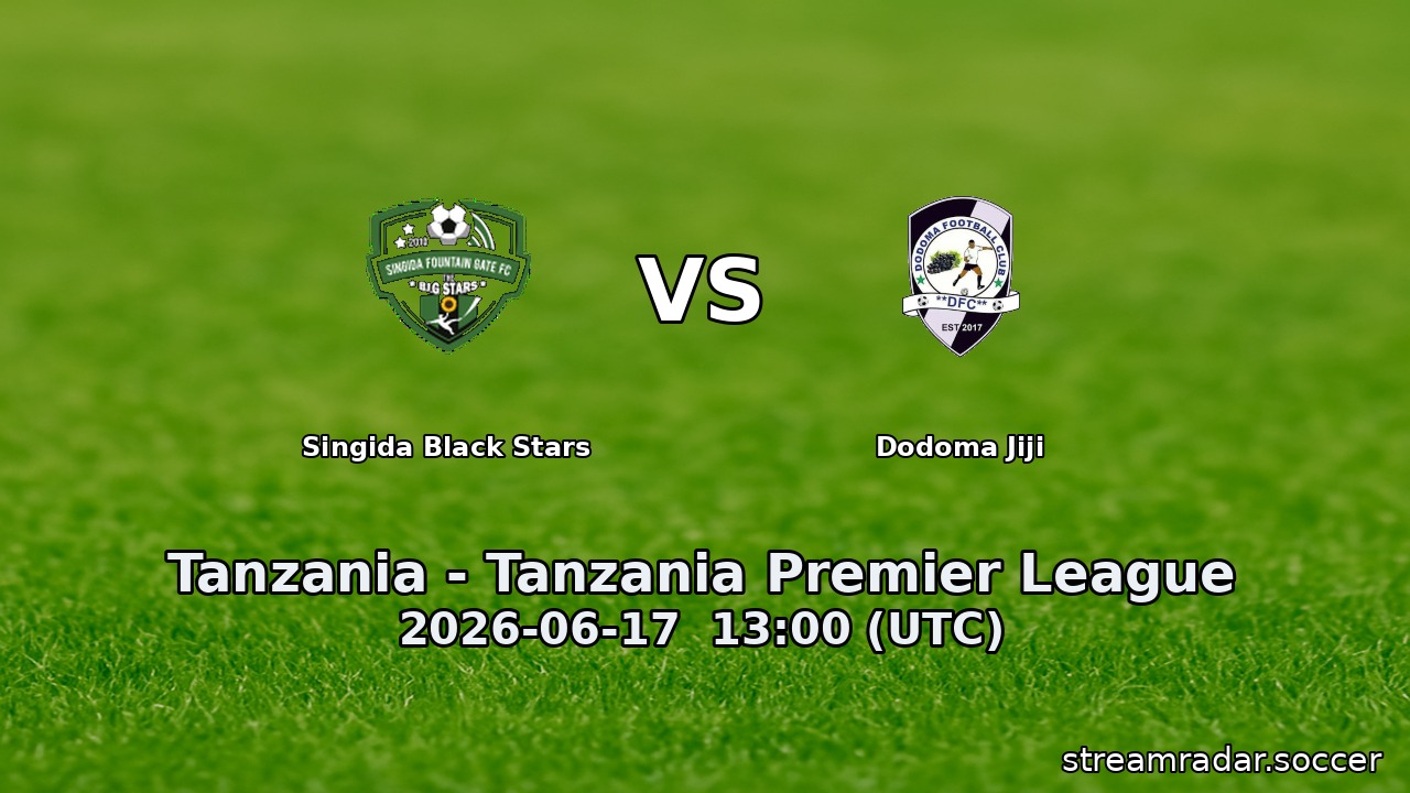 Singida Black Stars vs Dodoma Jiji