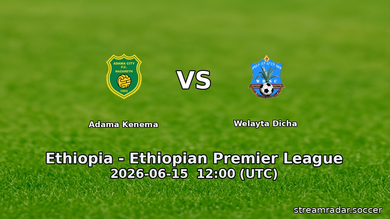 Adama Kenema vs Welayta Dicha