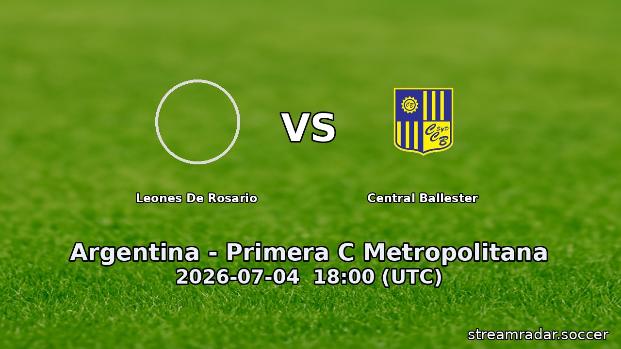 Leones De Rosario vs Central Ballester