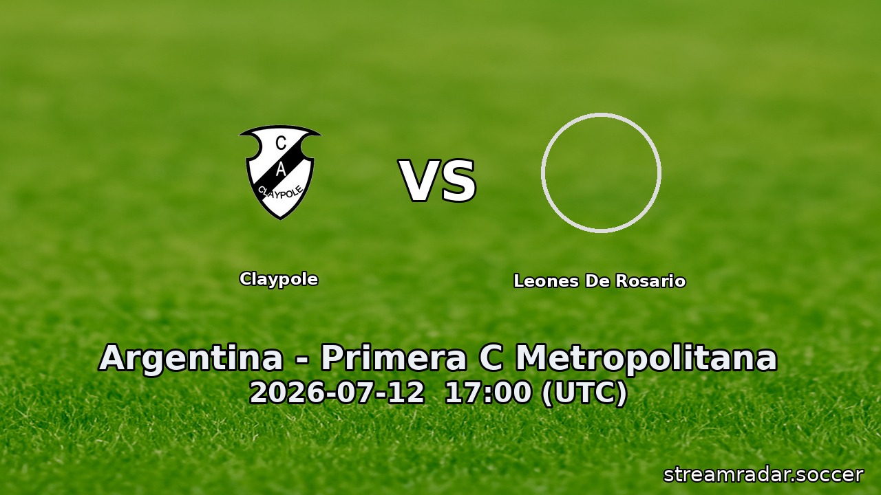 Claypole vs Leones De Rosario