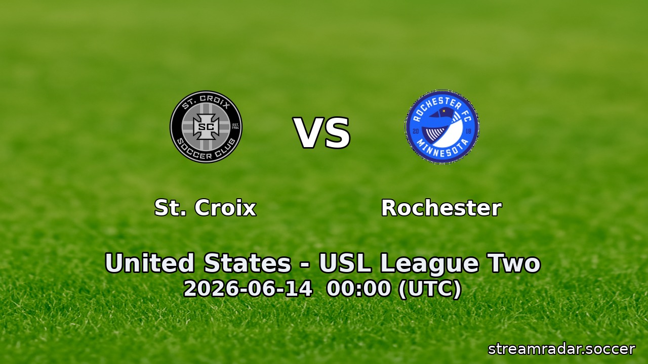 St. Croix vs Rochester