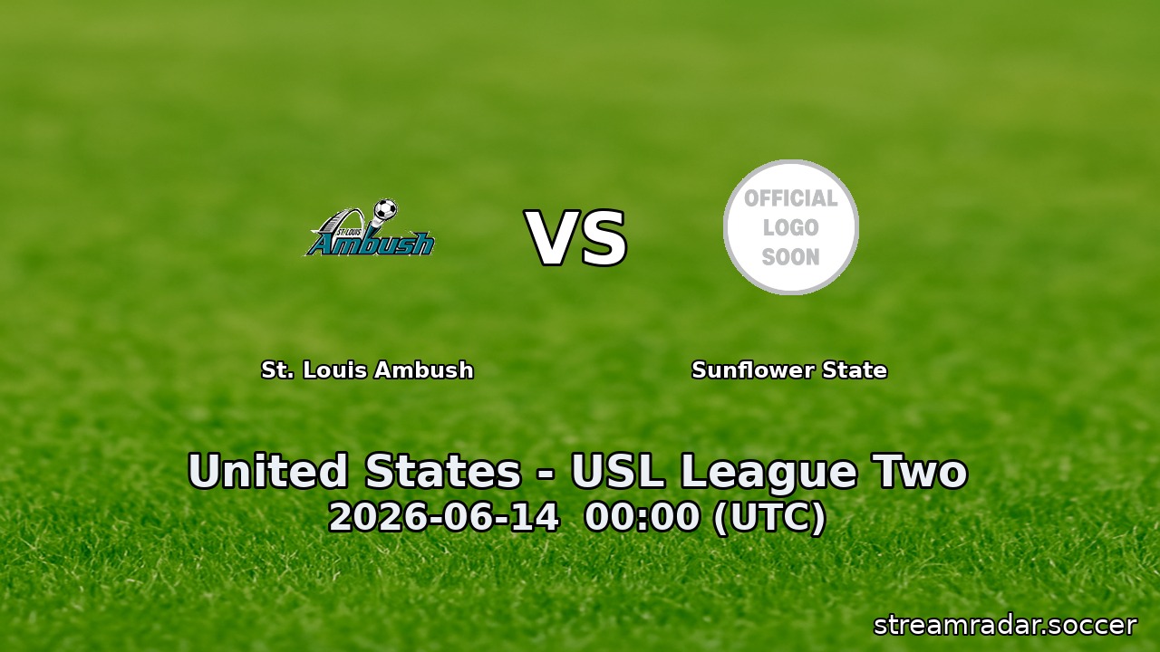 St. Louis Ambush vs Sunflower State