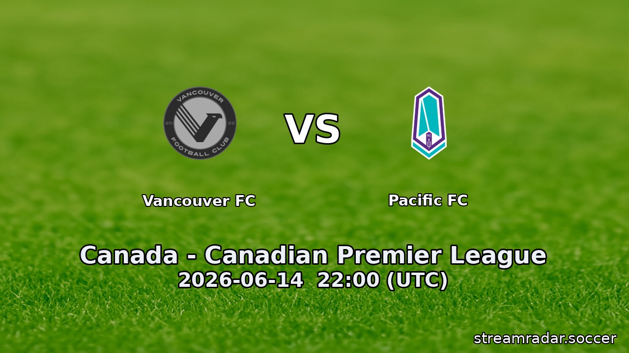 Vancouver FC vs Pacific FC