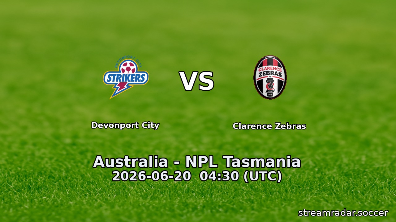 Devonport City vs Clarence Zebras