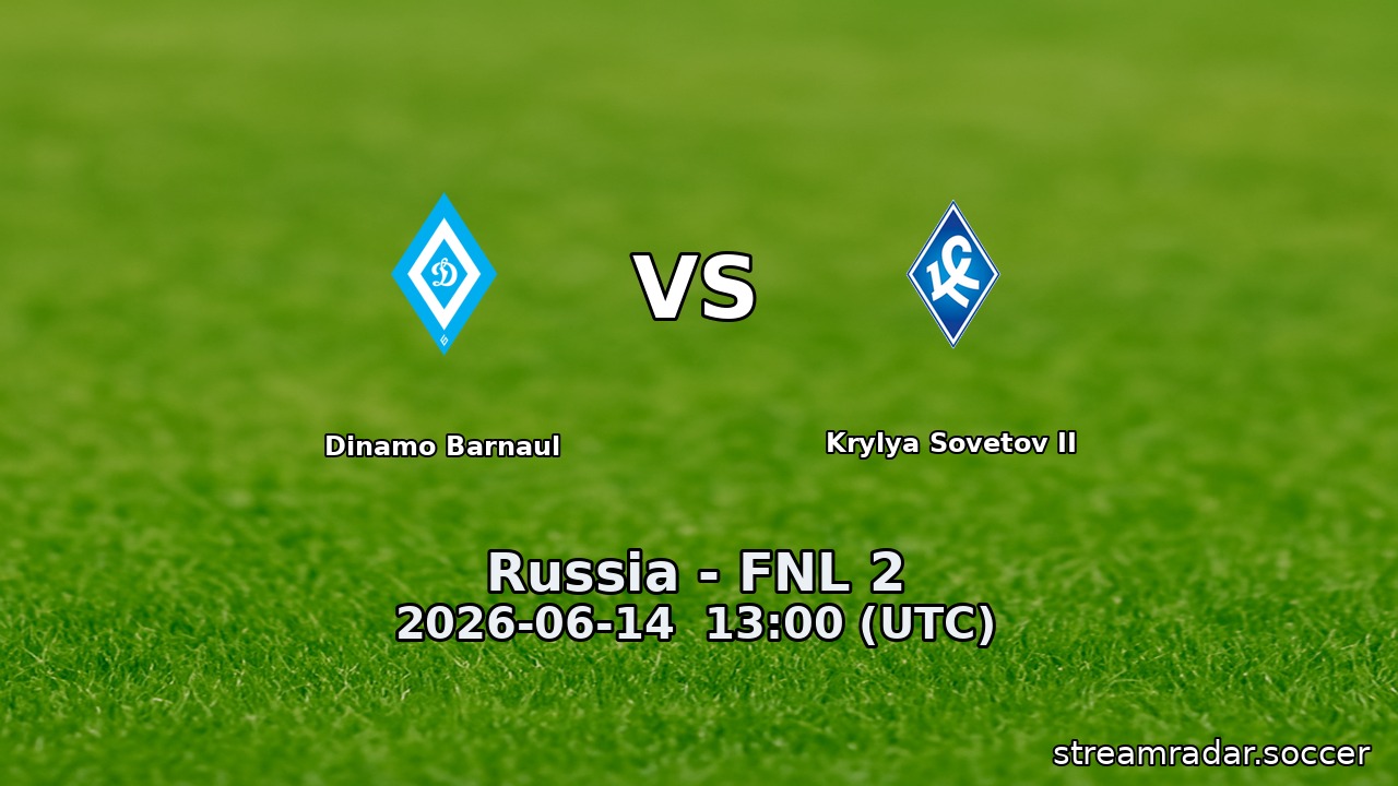 Dinamo Barnaul vs Krylya Sovetov II