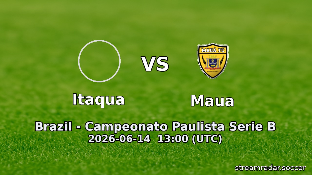Itaqua vs Maua